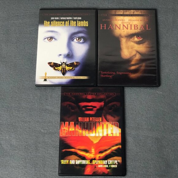 The Hannibal Lecter Collection Box Set (DVD, 2007, 3-Disc Set) SIlence ot Lambs - Picture 6 of 16